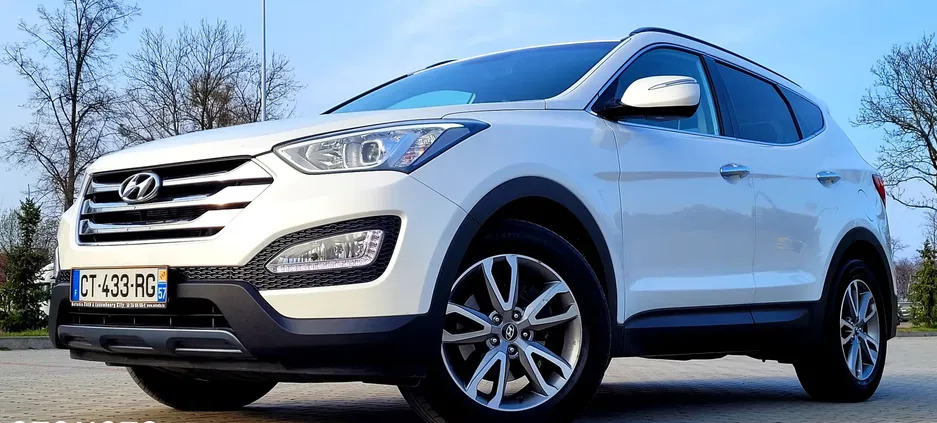 samochody osobowe Hyundai Santa Fe cena 56600 przebieg: 226000, rok produkcji 2013 z Płock